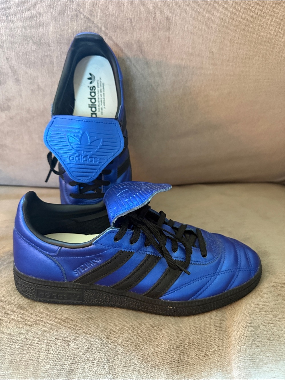 adidas spezial handball metalic blue  Samba-style Sneakers